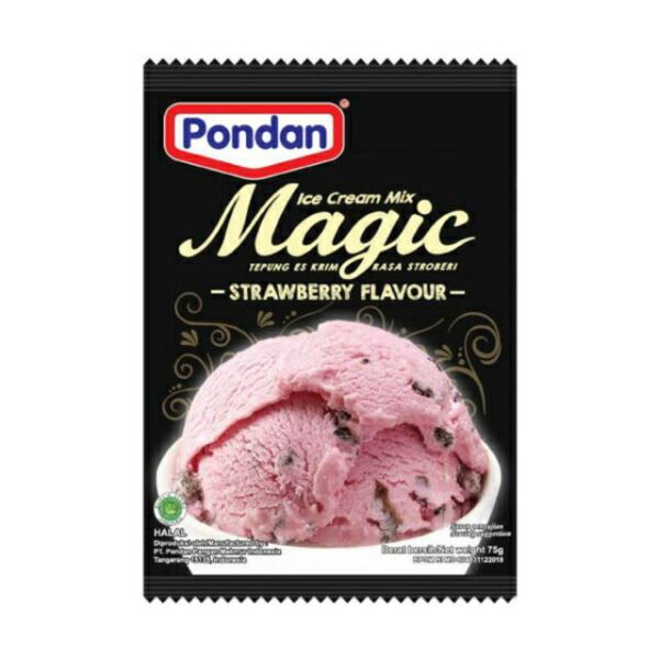 Pondan Ice Cream Stroberi Sachet 75 Gr